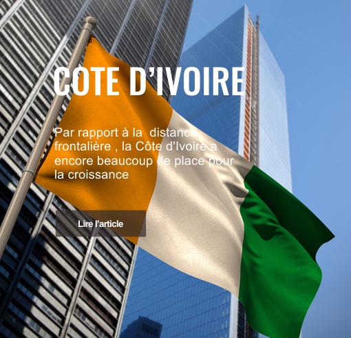 Par rapport à la distance frontalière , la Côte d’Ivoire a encore beaucoup de place pour la croissance