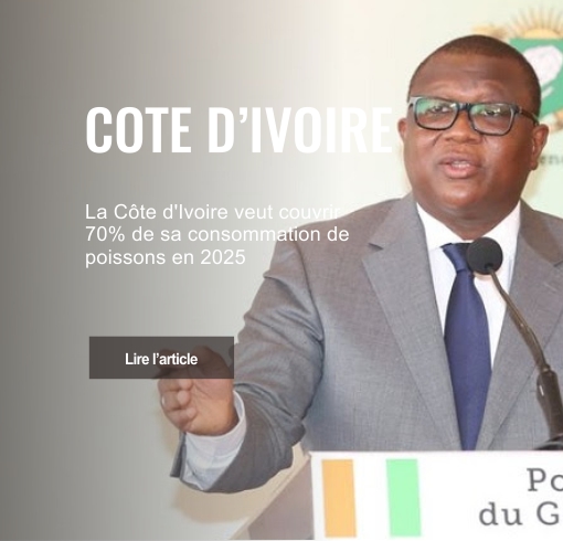 La Côte d’Ivoire veut couvrir 70% de sa consommation de poissons en 2025